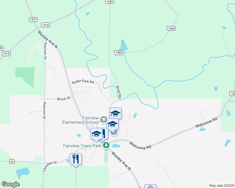 map of restaurants, bars, coffee shops, grocery stores, and more near 329 Boyd Road in Cullman