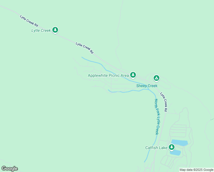 map of restaurants, bars, coffee shops, grocery stores, and more near 13923 Meadow Lane in Lytle Creek