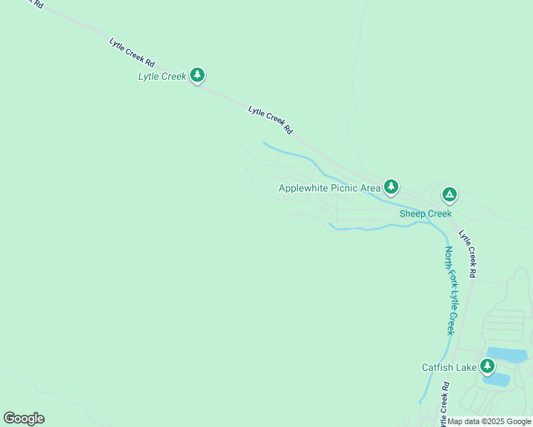 map of restaurants, bars, coffee shops, grocery stores, and more near Lytle Lane in Lytle Creek