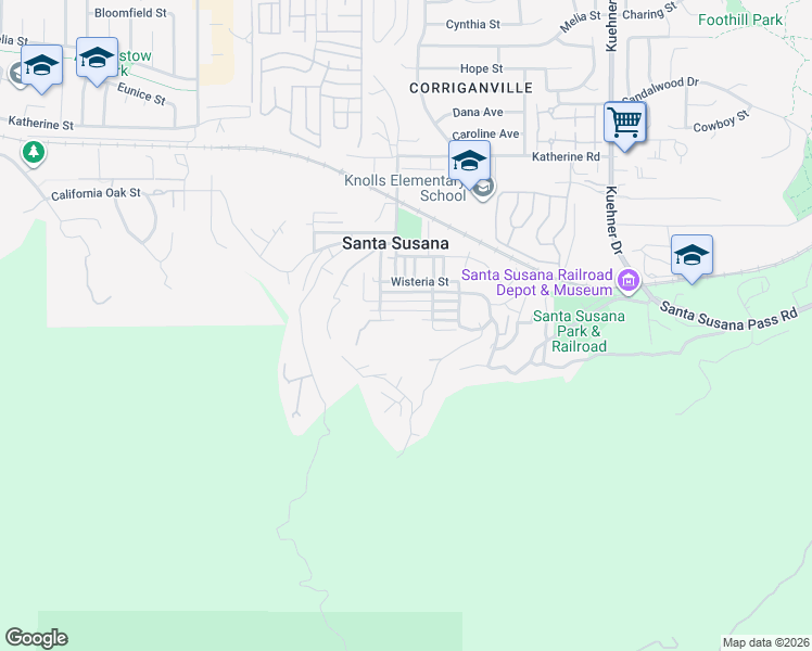 map of restaurants, bars, coffee shops, grocery stores, and more near 6179 Junipero Street in Simi Valley