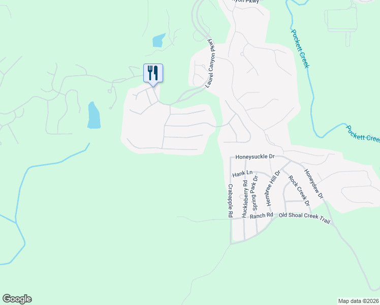 map of restaurants, bars, coffee shops, grocery stores, and more near 662 Laurel Crossing in Canton