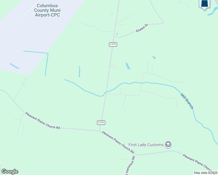 map of restaurants, bars, coffee shops, grocery stores, and more near 1795 Harrelsonville Road in Whiteville