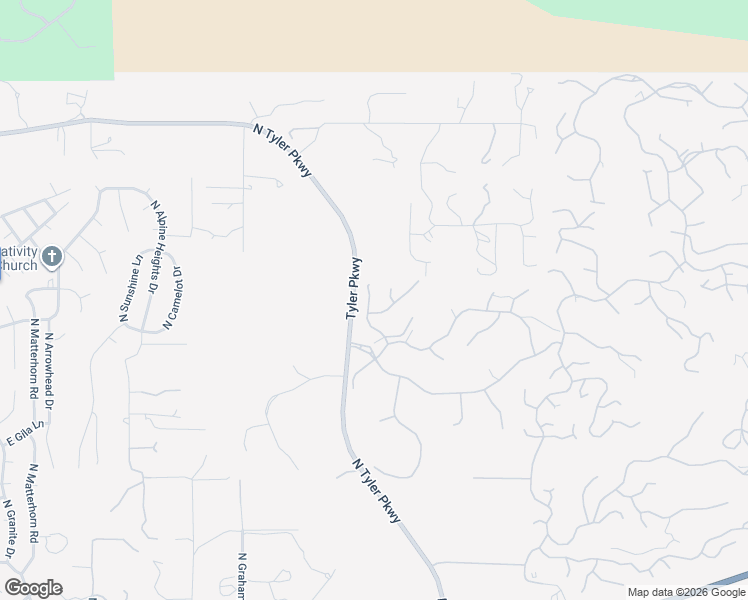 map of restaurants, bars, coffee shops, grocery stores, and more near 1003 North Autumn Sage Drive in Payson