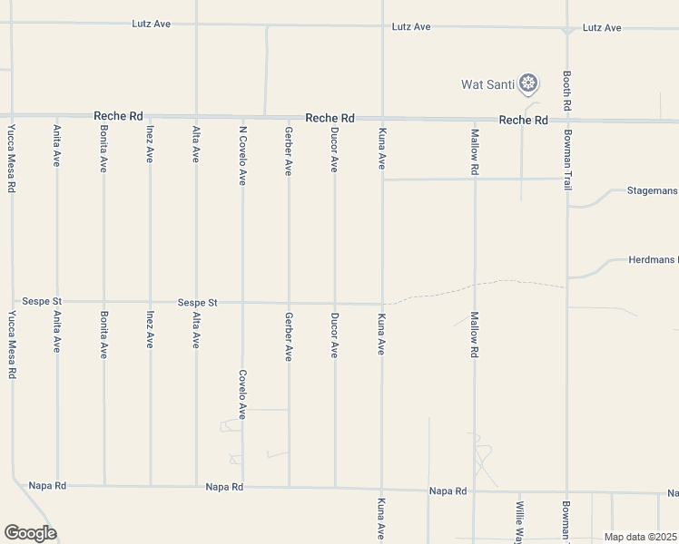 map of restaurants, bars, coffee shops, grocery stores, and more near 2 Ducor Avenue in San Bernardino County