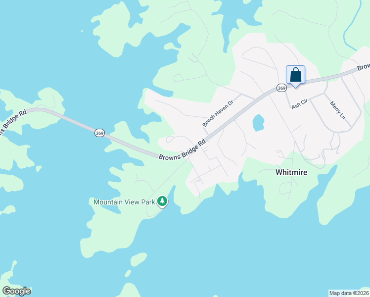 map of restaurants, bars, coffee shops, grocery stores, and more near 5410 Browns Bridge Road in Gainesville