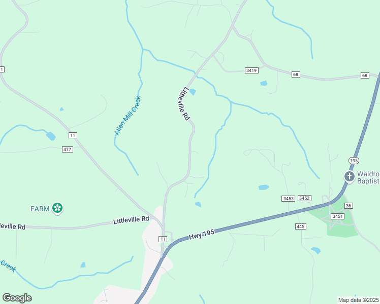 map of restaurants, bars, coffee shops, grocery stores, and more near 424 Littleville Road in Haleyville