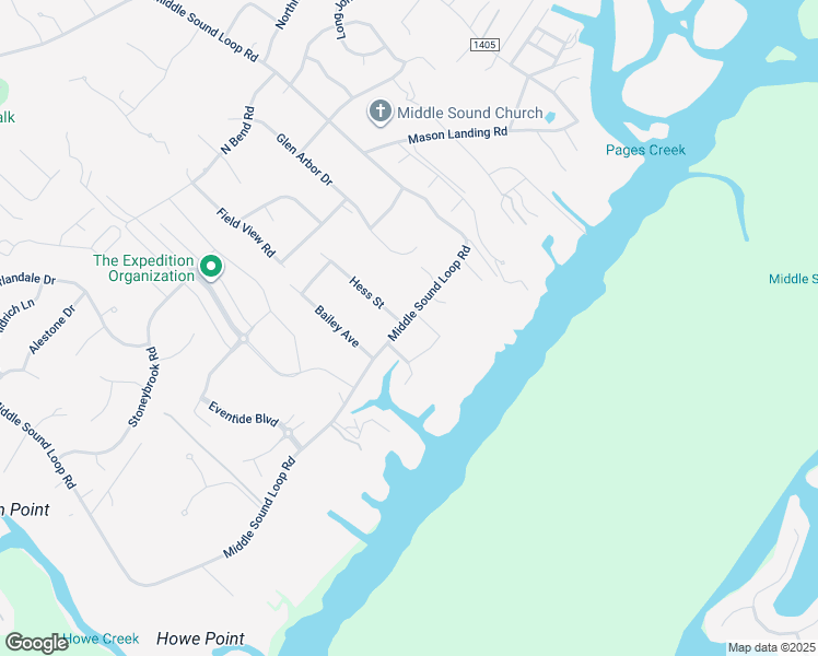 map of restaurants, bars, coffee shops, grocery stores, and more near 2009 Middle Sound Loop Road in Wilmington