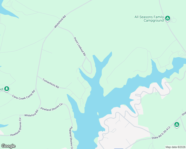 map of restaurants, bars, coffee shops, grocery stores, and more near 627 Point Lookout Road in Cross Hill