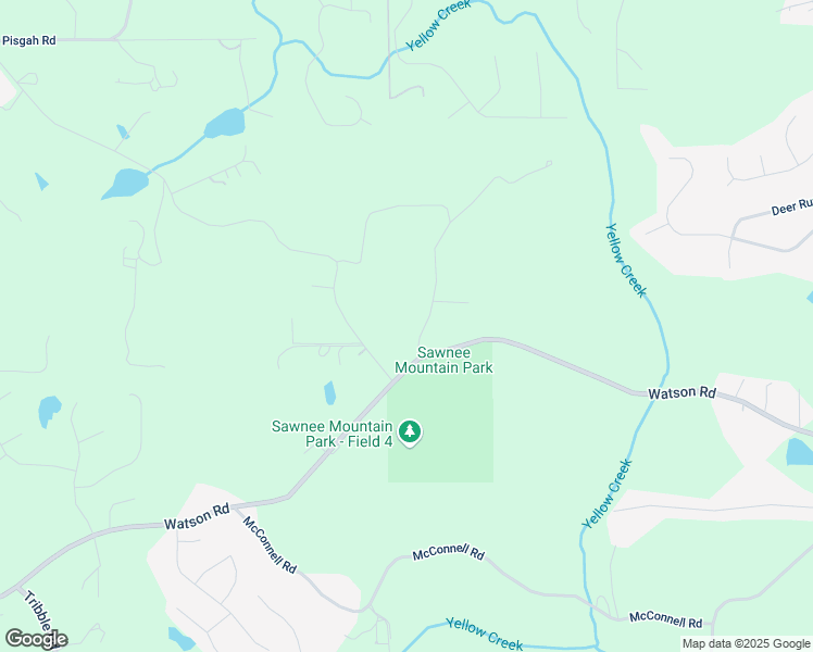 map of restaurants, bars, coffee shops, grocery stores, and more near 4059 Yellow Creek Trail in Cumming