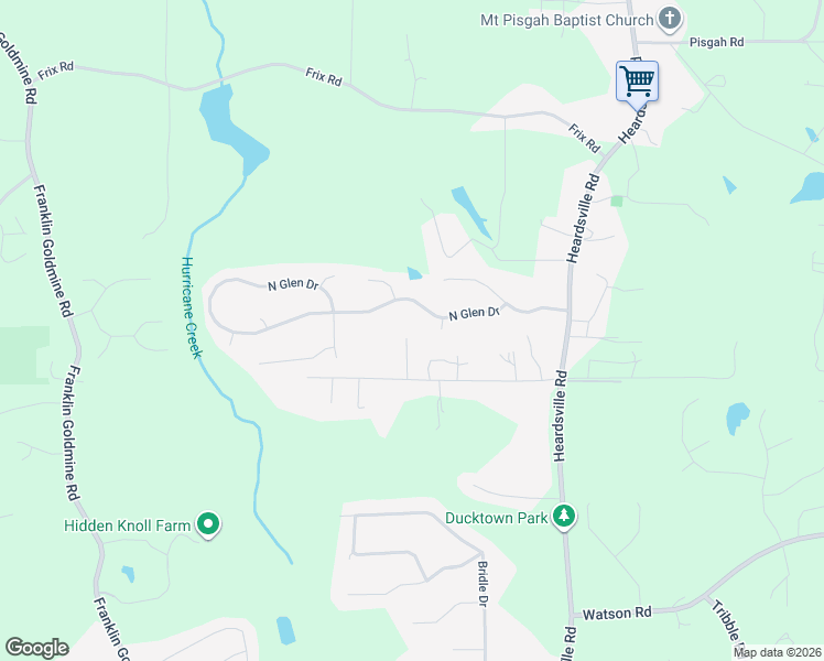 map of restaurants, bars, coffee shops, grocery stores, and more near 6288 Hawkins Dr in Cumming