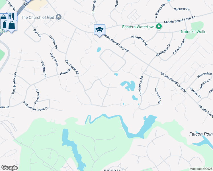 map of restaurants, bars, coffee shops, grocery stores, and more near 701 Timber Lake Lane in Wilmington