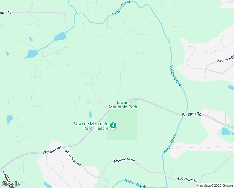 map of restaurants, bars, coffee shops, grocery stores, and more near 4059 Yellow Creek Trail in Cumming