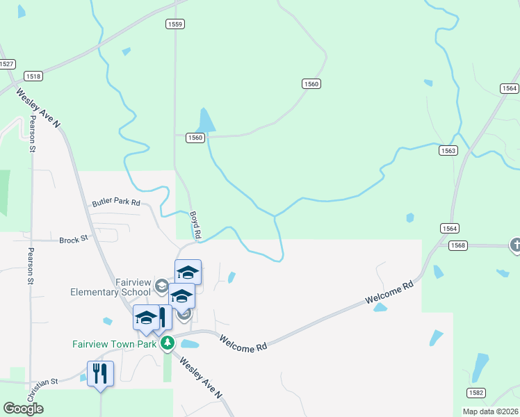 map of restaurants, bars, coffee shops, grocery stores, and more near 329 Boyd Road in Cullman
