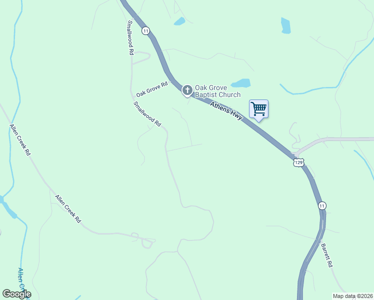 map of restaurants, bars, coffee shops, grocery stores, and more near 2322 Baldwin Farms Drive in Gainesville