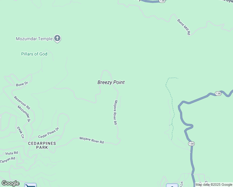 map of restaurants, bars, coffee shops, grocery stores, and more near 528 Mojave River Road in Crestline