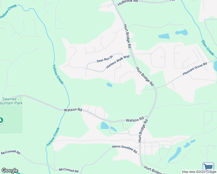 map of restaurants, bars, coffee shops, grocery stores, and more near 3805 Carder Lane in Cumming