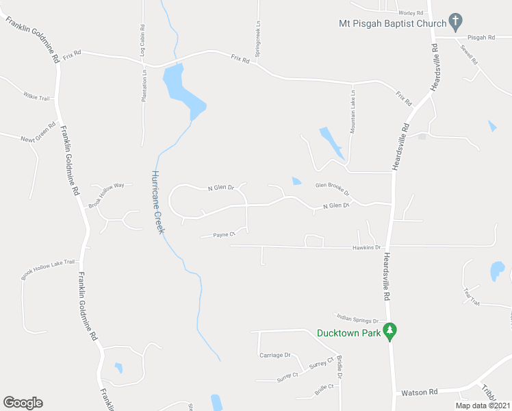 map of restaurants, bars, coffee shops, grocery stores, and more near 6550 North Glen Drive in Cumming