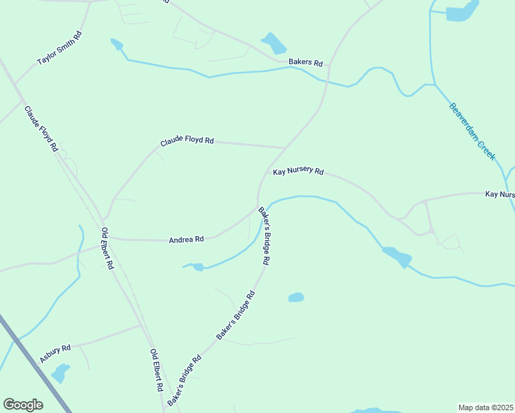 map of restaurants, bars, coffee shops, grocery stores, and more near 2581 Baker's Bridge Road in Royston