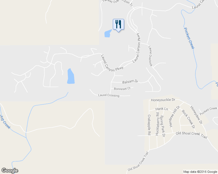 map of restaurants, bars, coffee shops, grocery stores, and more near 120 Laurel Ridge in Canton