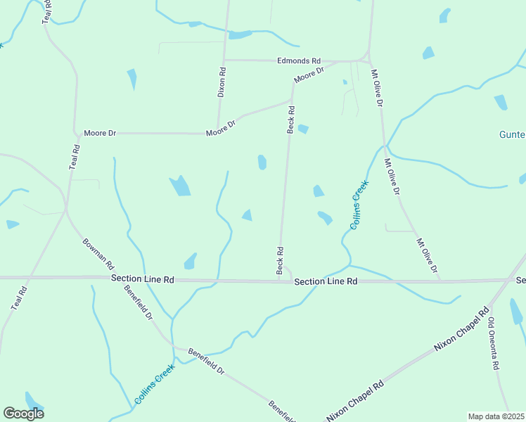 map of restaurants, bars, coffee shops, grocery stores, and more near 199 Beck Road in Albertville