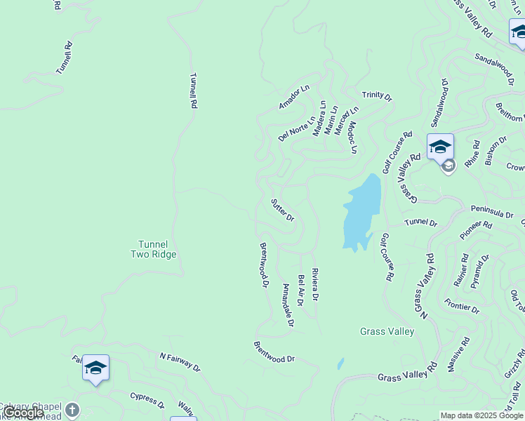 map of restaurants, bars, coffee shops, grocery stores, and more near 26515 Placer Lane in Lake Arrowhead