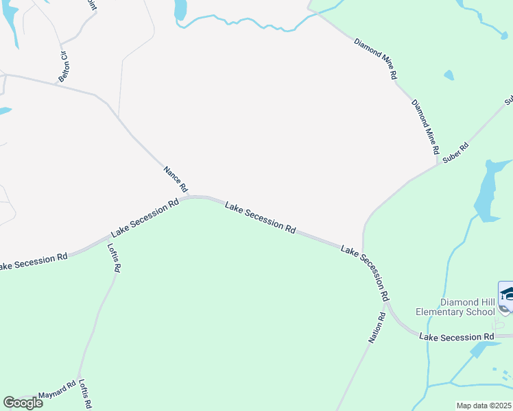 map of restaurants, bars, coffee shops, grocery stores, and more near 670 Lake Secession Road in Abbeville