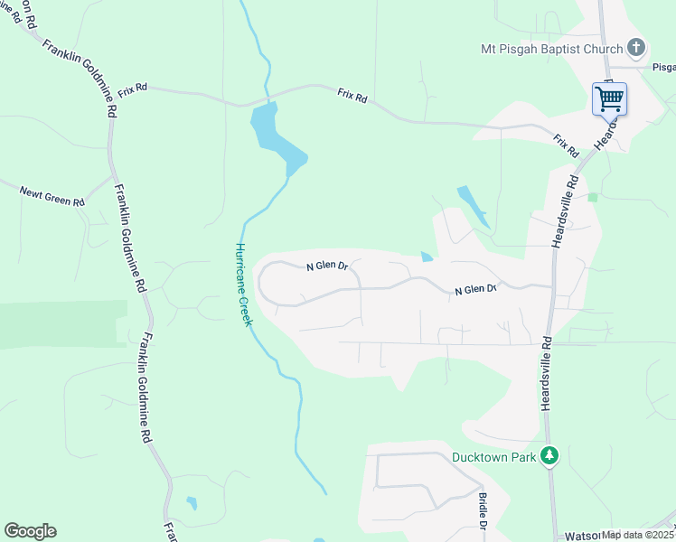 map of restaurants, bars, coffee shops, grocery stores, and more near 6990 North Glen Drive in Cumming