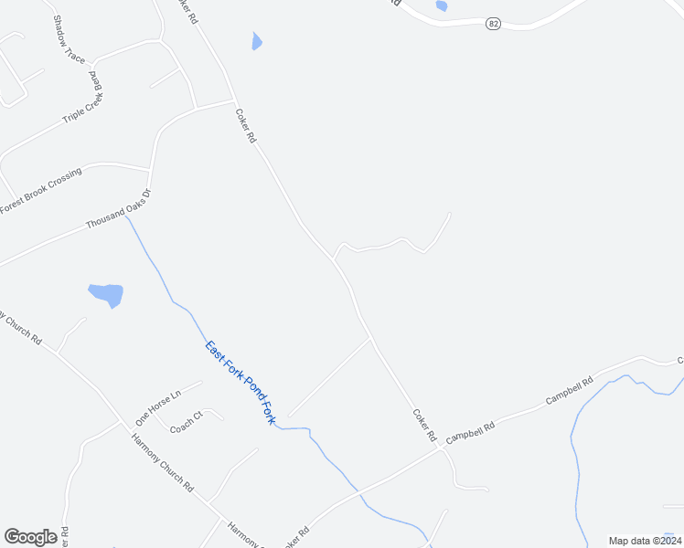 map of restaurants, bars, coffee shops, grocery stores, and more near 3628 Coker Road in Gainesville