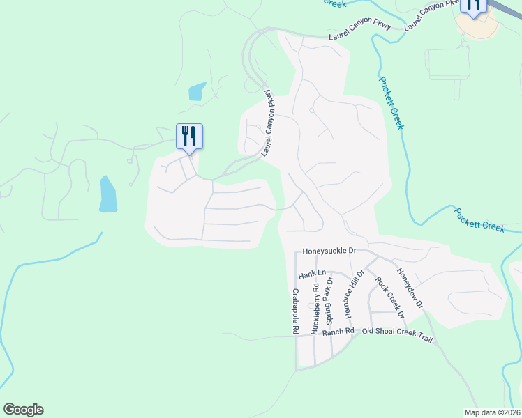 map of restaurants, bars, coffee shops, grocery stores, and more near 238 Balsam Dr in Canton