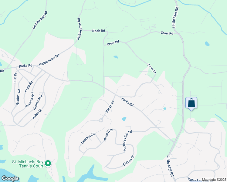 map of restaurants, bars, coffee shops, grocery stores, and more near 5515 Hancock Lane in Cumming