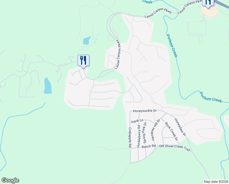 map of restaurants, bars, coffee shops, grocery stores, and more near 238 Balsam Drive in Canton