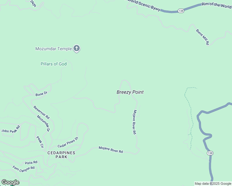 map of restaurants, bars, coffee shops, grocery stores, and more near in Crestline
