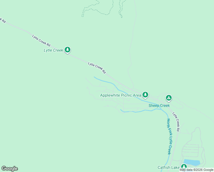 map of restaurants, bars, coffee shops, grocery stores, and more near 13700 Dike Road in Lytle Creek