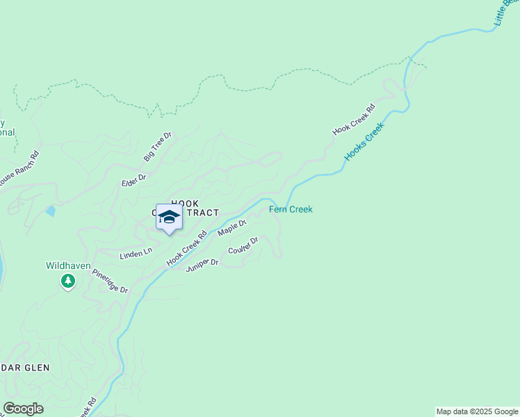map of restaurants, bars, coffee shops, grocery stores, and more near 658 Maple Drive in Lake Arrowhead