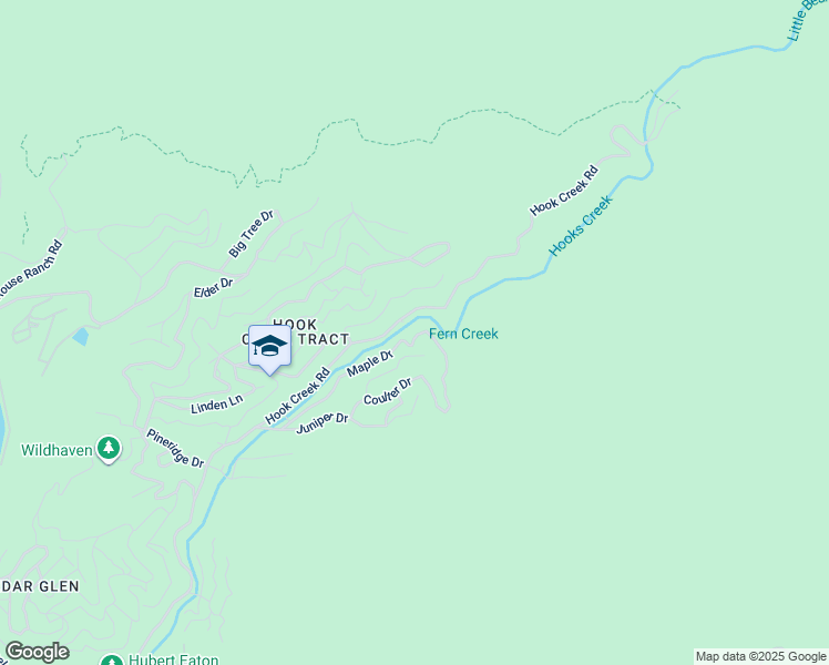 map of restaurants, bars, coffee shops, grocery stores, and more near 658 Maple Drive in Lake Arrowhead