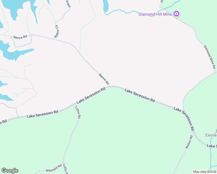 map of restaurants, bars, coffee shops, grocery stores, and more near 774 Lake Secession Road in Abbeville