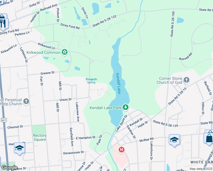 map of restaurants, bars, coffee shops, grocery stores, and more near 6D Ancrum Road in Camden