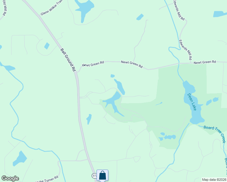 map of restaurants, bars, coffee shops, grocery stores, and more near 160 Hawks Ridge Golf Club in Ball Ground