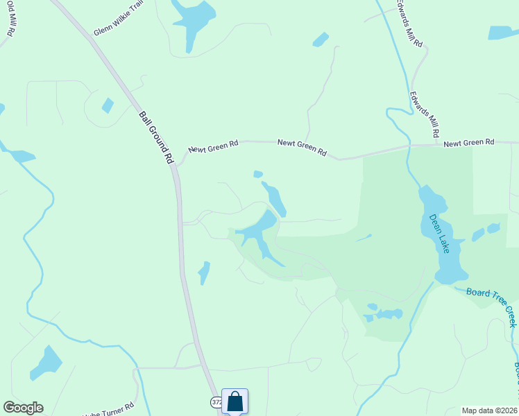 map of restaurants, bars, coffee shops, grocery stores, and more near 160 Hawks Ridge Golf Club in Ball Ground