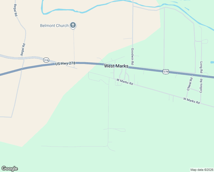 map of restaurants, bars, coffee shops, grocery stores, and more near 2937 West Marks Road in Marks