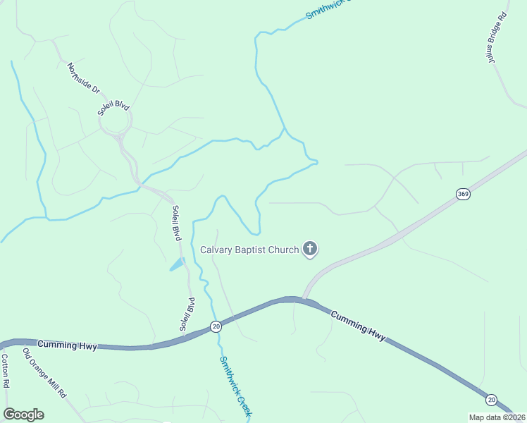 map of restaurants, bars, coffee shops, grocery stores, and more near 601 Forest Pine Drive in Ball Ground