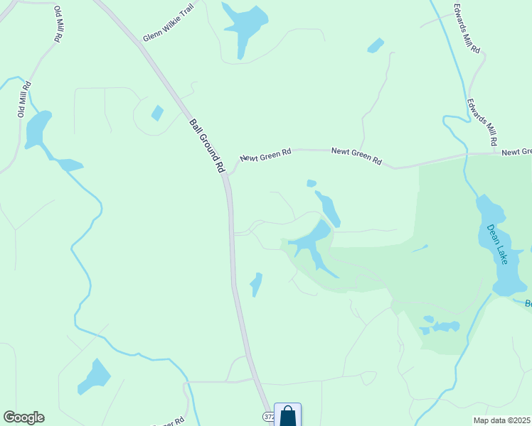 map of restaurants, bars, coffee shops, grocery stores, and more near 410 Hawks Ridge Golf Club in Ball Ground