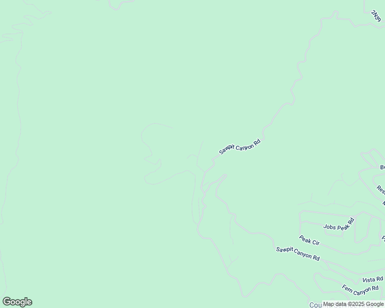 map of restaurants, bars, coffee shops, grocery stores, and more near Ascension Road in San Bernardino County