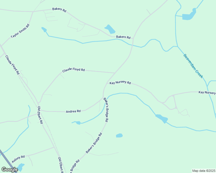 map of restaurants, bars, coffee shops, grocery stores, and more near 1701-2581 Baker's Bridge Road in Royston