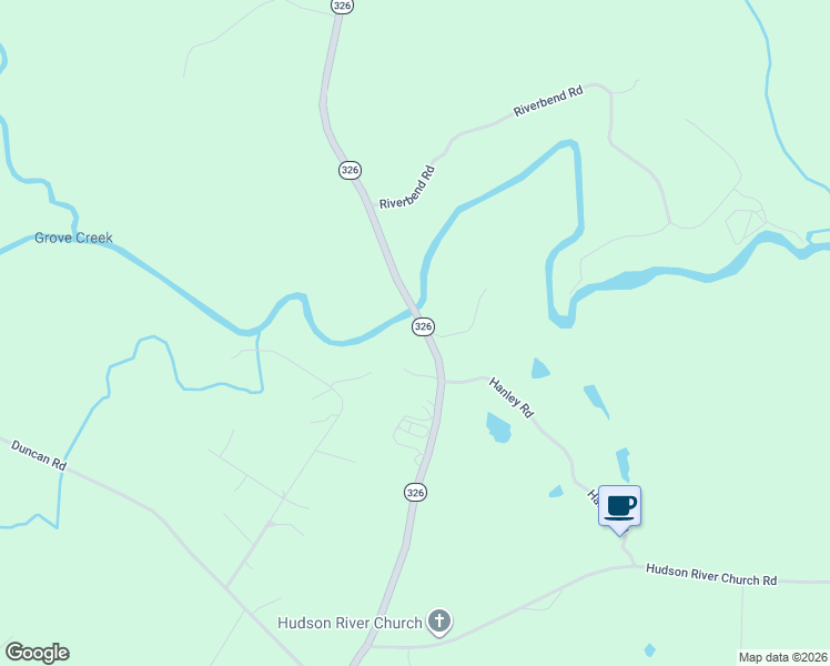 map of restaurants, bars, coffee shops, grocery stores, and more near 3575 Georgia 326 in Commerce