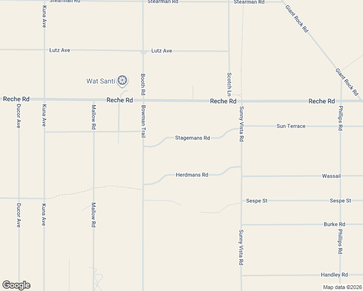 map of restaurants, bars, coffee shops, grocery stores, and more near 60649 Stagemans Road in San Bernardino County