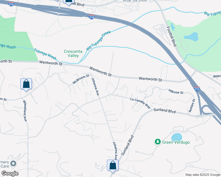 map of restaurants, bars, coffee shops, grocery stores, and more near 9866 McBroom Street in Los Angeles
