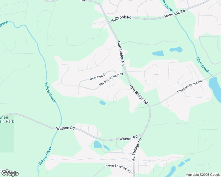 map of restaurants, bars, coffee shops, grocery stores, and more near 3985 Silverthorn Trace in Cumming