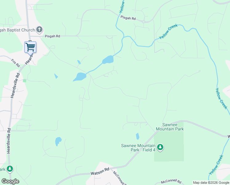 map of restaurants, bars, coffee shops, grocery stores, and more near 4385 Sewell Road in Cumming