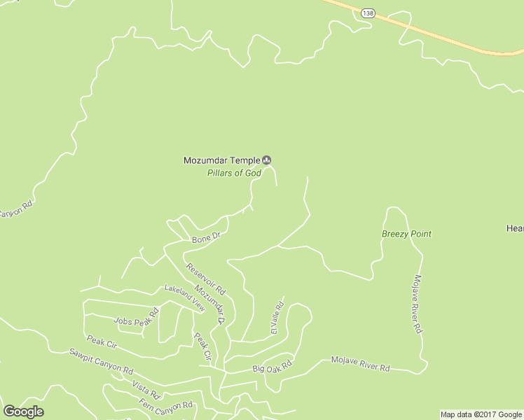 map of restaurants, bars, coffee shops, grocery stores, and more near 737 Sand Hill Road in Crestline